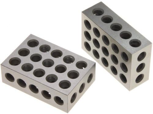 A qualquer momento ferramentas 1-2-3 blocos correspondidos em aço endurecido 23 orifícios 123 conjuntos de moagem de maquinista de precisão