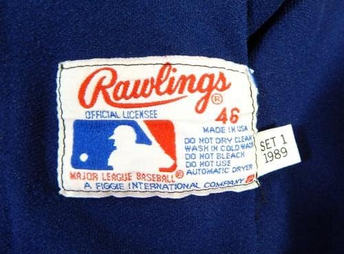 1989 Houston Astros Dave Smith 45 Game usou a Marinha Jersey BP 46 461 - Jerseys MLB usada para jogo MLB