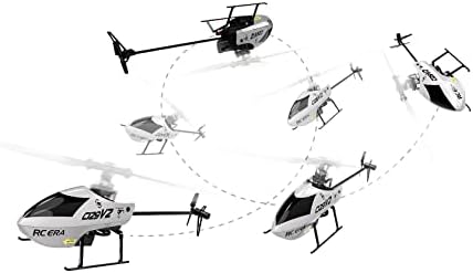 Farnfim Quatro -Channel 3D Stunho de controle remoto Aeronave Single Paddle Leaf Helicóptero remoto C129 V2 Modelo de drone