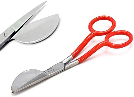 Duckbill Red Scissors 6 Aço inoxidável Corto de beliscão de faca de reparo da loja online da G.S