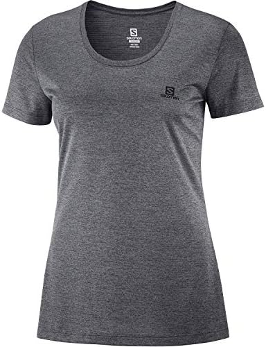 Salomon Women's Standard Agile Short Slave Tee W, Cayenne/Heather, L