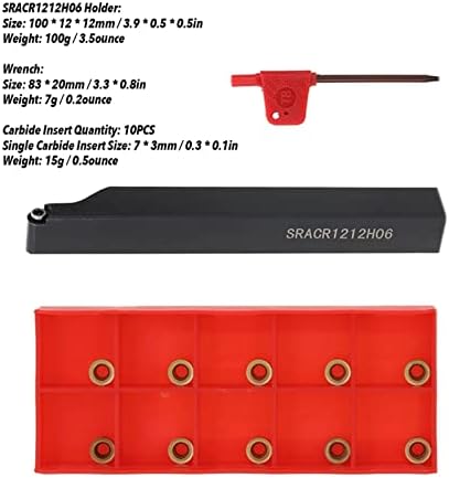 Haosen Lucky torno de carboneto de carboneto de inserção de bits de bits 1212h06 titular da ferramenta Profissional Indexable Boring Branche