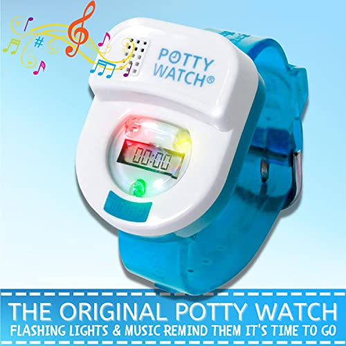 O relógio Potty original torna o treinamento potty fácil e divertido, azul
