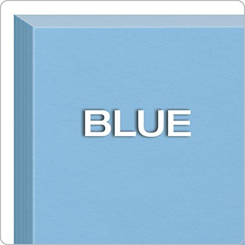 Oxford Blank Color Index Cards, 3 x 5, azul, 100 por pacote