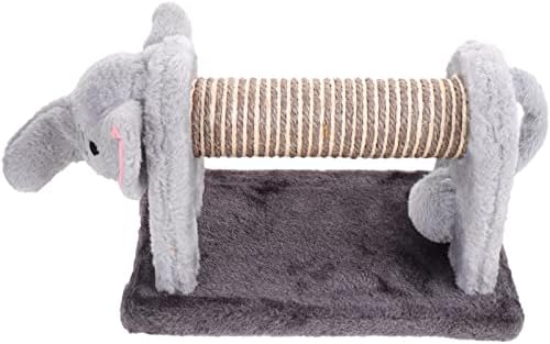 IPETBOOM Toys internos gatos arranhando post pós vertical arranhando pós luxuoso elefante scratch scratcher arranhando pólo gato brinquedos interativos para gatinhos ou gatos menores squeegee piso piso