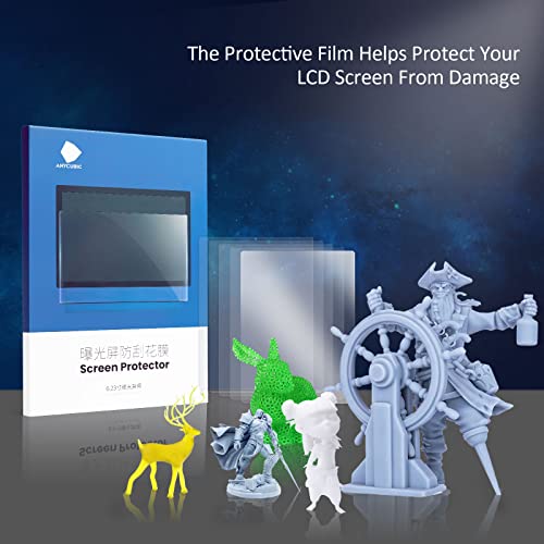 Photon Mono 4K Screen Protector, filme de proteção de LCD original 5pcs para fóton mono 4k 6,23 polegadas SLA UV Resina