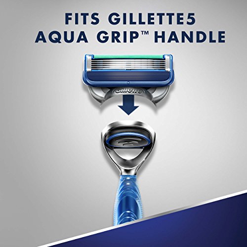 Gillette5 Razor de recargas de lâminas masculinas, 20 contagem, 4 contagem