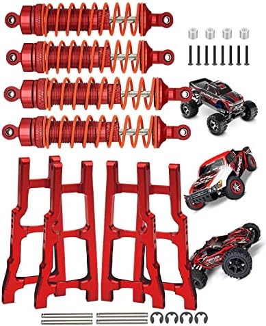 RCMYOU RC CHOQUES E ATUALIZAÇÕES DE SUSPENSÃO Atualizações da parte para 1/10 Slash 4x4 VXL, Rustler 4x4 VXL, Stampede 4x4 VXL, Hoss 4x4 VXL, Alumínio Big Bore RC CHOQUE RE