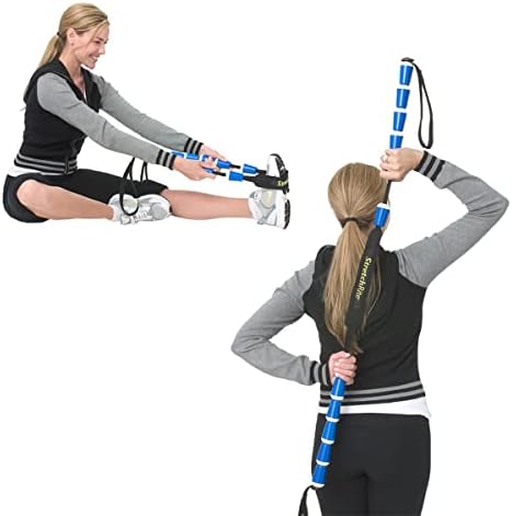 Fisioterapia de Stretchrite A alça de alongamento do corpo inteiro com alças de aderência fácil patenteadas para os músculos doloridos
