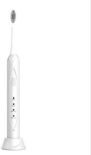 Esbreção de dentes elétrica Feezc ， escova de dentes sonoros 2 cabeças de escova 5 modos de limpeza de clareamento recarregável