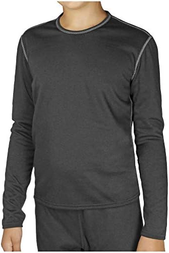 Hot Chillys Youth Bi-Ply Crewneck Midweight Relaxed Fit Base Base