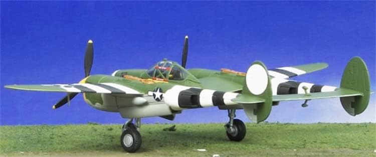 Corgi P-38J Snoot Lightning Eze faz o capitão Herschel Easy Ezell Kings Cliffe, junho de 1944 Ltd Edição 1/72 Aeronave Diecast Modelo pré-construído