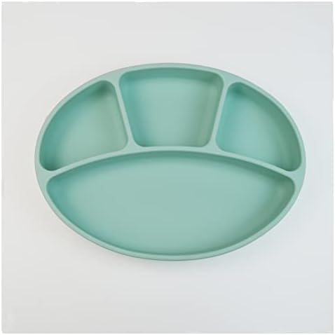 Topob Children Silicone Split Plate Suruja pratos de mesa de bebê pode ser fervida e desinfetada Integração Integrada