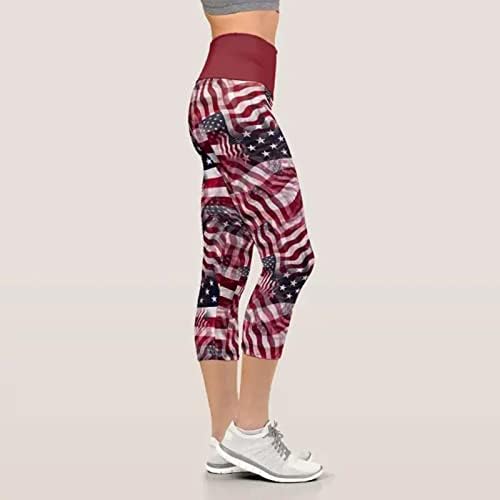 4 de julho Leggings for Women High Wistist