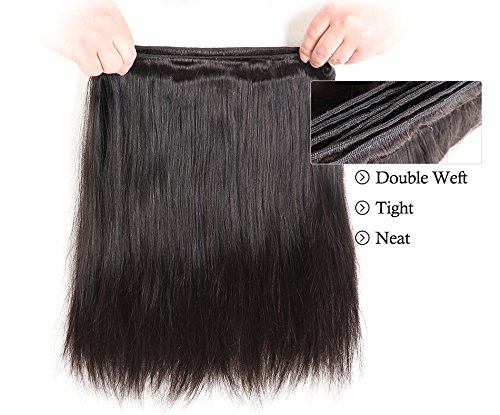 Extensão de cabelo Dajun Filipinas Virgin Remy Human Hair Pacotes Ovelha Teaço reto natural 3pcs/lote 300 gramas cor natural 24 24