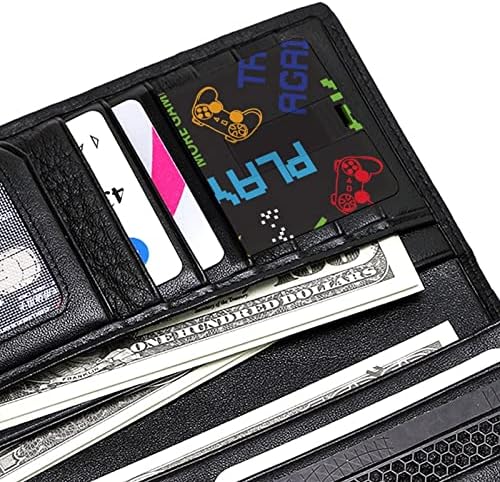 Estilo de jogo de pixel com dados USB Memory Stick Business Flash-Drives Cartão de crédito Cartão de cartão bancário