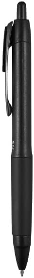 Uni-Ball 207 Plus+ Canetas de gel retrátil 36 pacote em preto com pontas de caneta de ponto médio de 0,7 mm-Uni-Super Ink+ é suave, vibrante e protege contra água, desbotamento e fraude