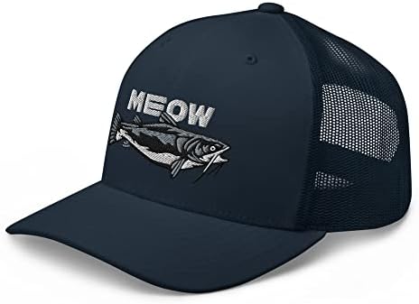 Chapéu de caminhão de peixe -gato humorístico