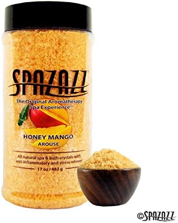 Spazazz Spa e cristais de banho - manga de mel 17 oz