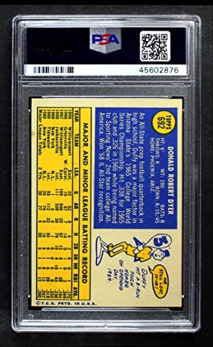 1970 Topps 692 Duffy Dyer New York Mets PSA PSA 8,00 Mets