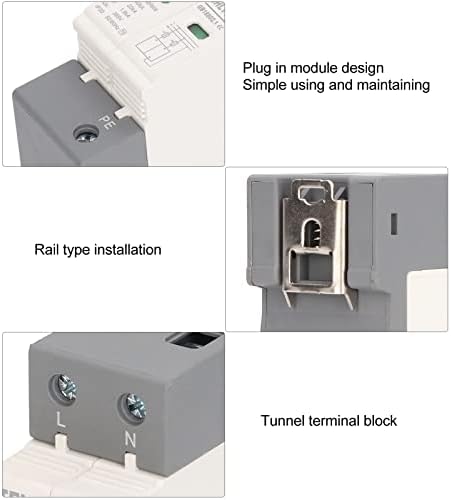 Dispositivo de chave de contra -instalação Design modular de instalação 40ka 385v Resposta rápida Protetor de surto 2P para casa
