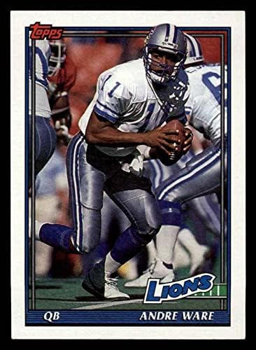 1991 Topps 416 Andre Ware Detroit Lions NM/MT Lions uh