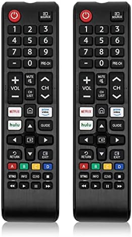 2 PCs Novo controle remoto universal para todos os Samsung TV Remote, compatíveis para toda a Samsung Smart TV, LED, LCD, HDTV, 3D, TV da série.
