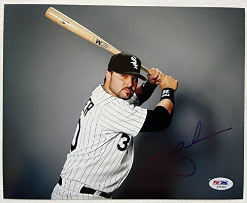 Nick Swisher assinou autografado brilho 8x10 foto Chicago White Sox - PSA/DNA autenticado