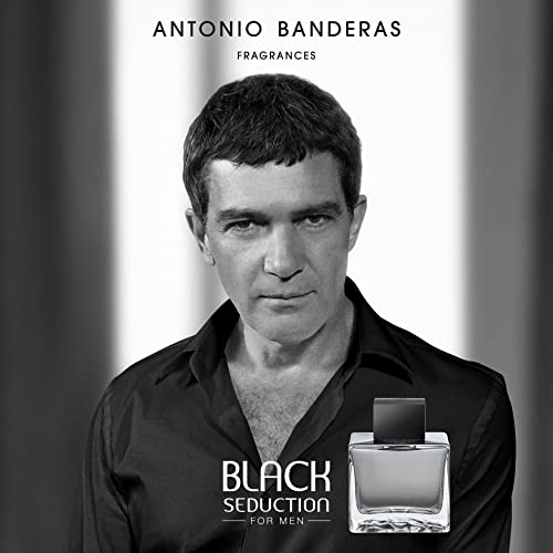 Antonio Banderas Perfumes - Sedução Negra - Eau de Toilette Spray para Homens - duradouros - Elegante, masculino e