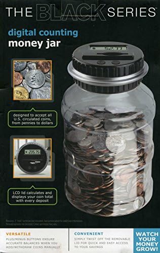 A série Black Series Digital Counting Money Jar