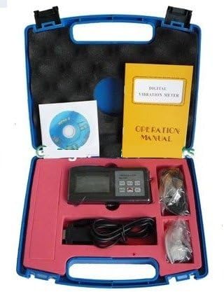 Medidor de vibração Gowe com software, testador de vibração, medidores de vibração
