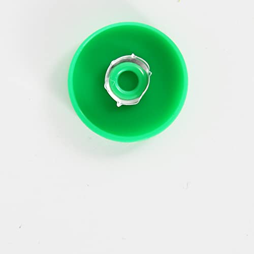 Tampa superior verde de 20 mm Caps-100 PCs Caps verdes plásticos de alumínio para frasco de vidro