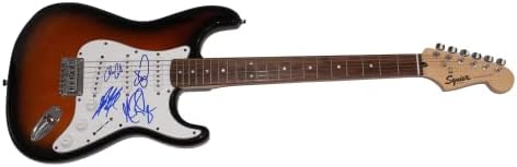 OAR O.A.R. A banda assinou o autógrafo em tamanho grande Fender Stratocaster Electric Guitar B com Hames Spence Authentication