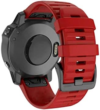 Ganyuu New 20 22 26mm Silicone Sport Silicone Watch Band Strap for Garmin Fenix ​​5x 6x Pro 5 6 5s mais 6s 3 3hr Watch EasyFit Wrist