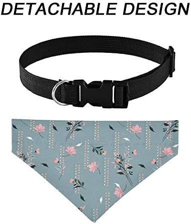 Colar de cachorro bandana badana teriângulo lenço de lenço de círculo triângulo bonito planta tema gato colares de cachorro