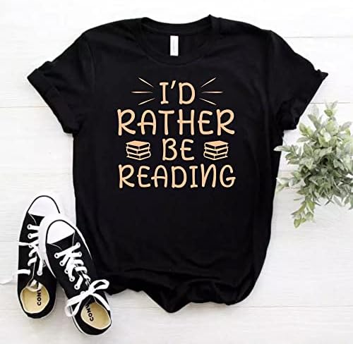 Engraçado, prefiro estar lendo camisa, leitor de livros lendo entusiasta de presente de aniversário tee