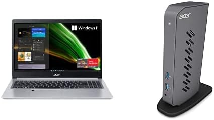 ACER Aspire 5 A515-46-R3CZ Laptop- | 15.6 'FHD IPS | AMD Ryzen 7 3700U Processador- | 8 GB DDR4 | 256 GB SSD | WiFi 6 | Windows 11 Home Acer 15.6 'Grey Travel