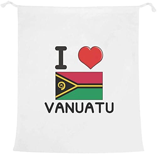 Azeeda 'I Love Vanuatu' Lavanderia/Bolsa de Lavagem/Armazenamento