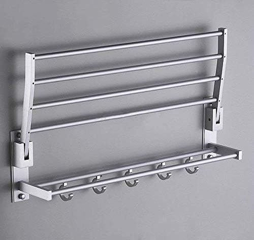 Zuqiee Armazenamento Basta de cesta de prateleira de parede montada na parede Rail racks racks cabide espaço de alumínio