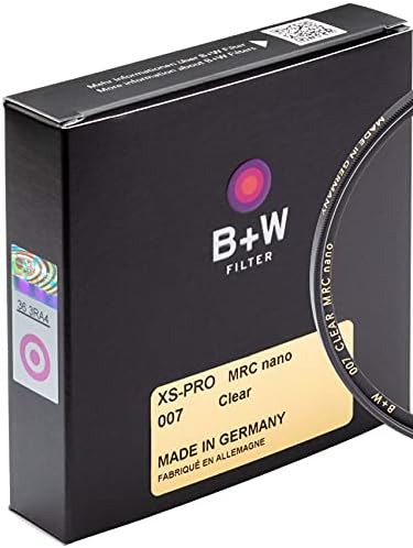 B+W 86mm XS-Pro Clear com revestimento de nano resistente a multi-resistente
