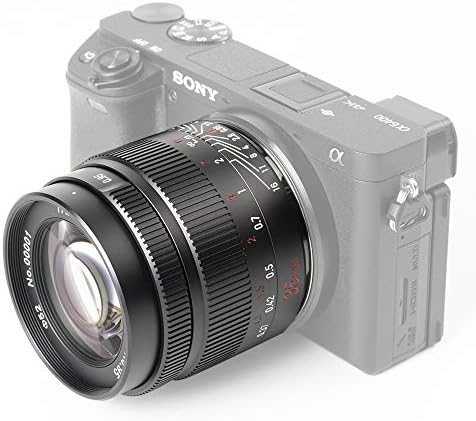 7artisans 35mm f0.95 Aperture Aperture APS-C Formato Mirrorlessless Lente de câmera para Sony E-montagem A7 A7II A7M3 A7R A7RM3