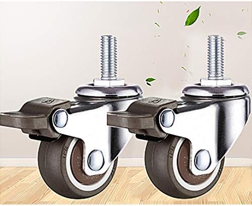Rodas pesadas de rodas de cadeira de cadeira de cadeira rodas de caule, 360 graus, mamona giratória para berço de bebê, lançador