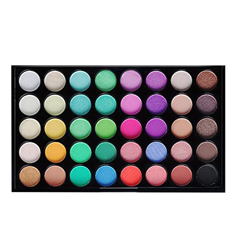 Eyeshadow Matte Glitter, 40 Cores Eyeshadow Matte and Glitter, Paleta de sombra dos olhos Pigmment Pigment Cosmetic Comup Set