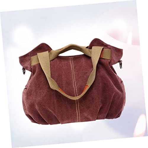 Valiclud Vintage Canvas ombro Bolsas grandes bolsas de capacidade casual bolsa de bolsa colorida moda crossbody