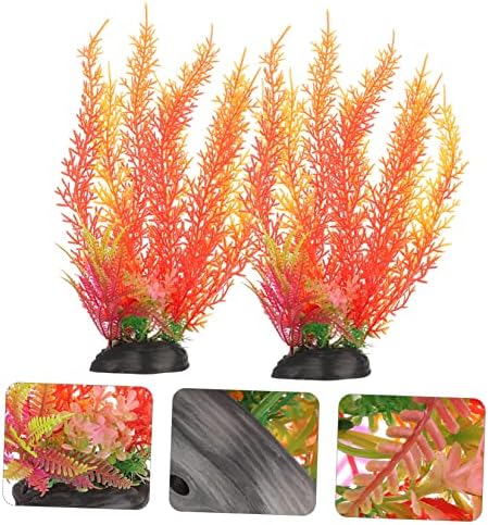 IPETBOOM 6 PCS Aquário paisagismo Acessórios de tanques de peixes Plantas de peixe Plantas de peixe Decoração de peixes Acessórios