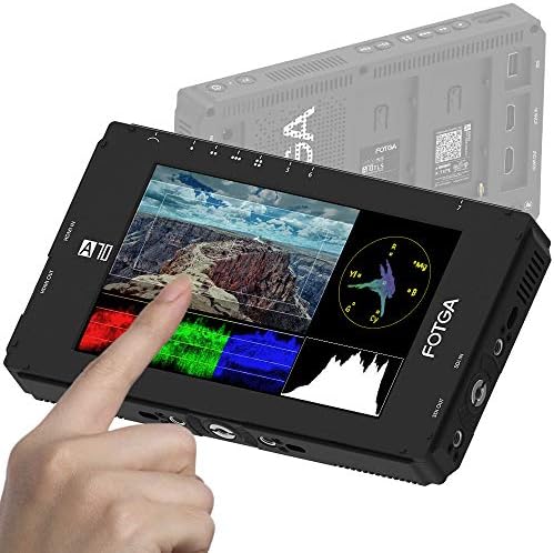 FOTGA A70TLS 7 polegadas FHD IPS Vídeo na câmera Touch Screen Campo Monitor, forma de onda, vetor