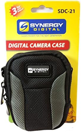 Caixa de câmera digital digital Synergy, substituição da câmera digital Sony DSC-W830, SDC-21 Ponto pequeno e capa de câmera digital preto/cinza