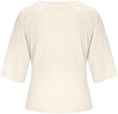 Camiseta blusa para lady outono 3/4 manga confortável macio 2023 roupas de moda moderna de pista de gente