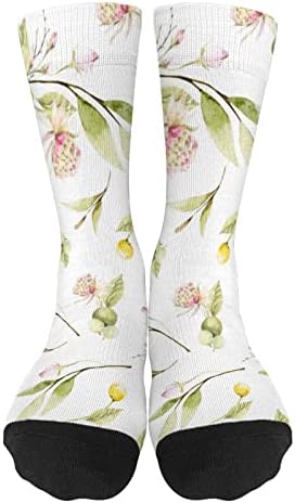 PLANTAS DE JARDIMA1 SUCAS DE TRUSERS MULHERES MULHERES ASSIM ALTA DA TRILAÇÃO DA CULTÃO JUVENT CULTONES KAWAII ARTE SOCKS HIGH