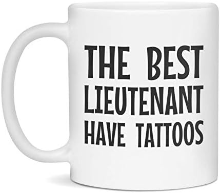 O melhor tenente tem tatuagens, brancas de 11 onças